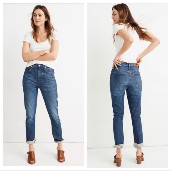 Madewell High Rise Slim Boyjean Size 27 - Picture 1 of 7